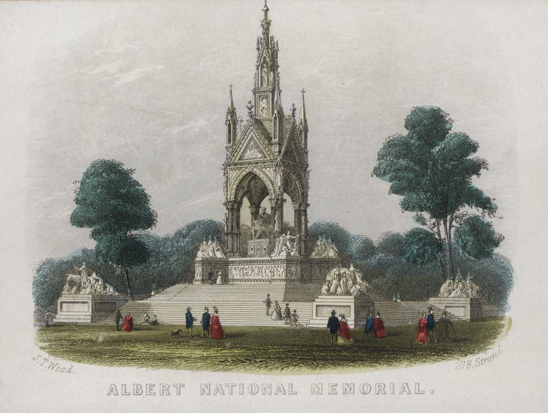 Albert Memorial, Kensington Gardens, London by English School