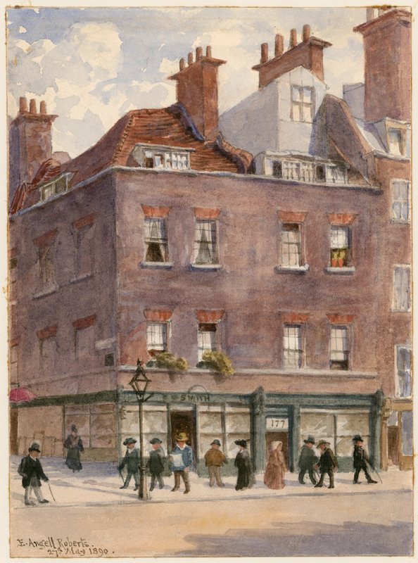 Aldersgate Street, London, 27 May 1890 by English School