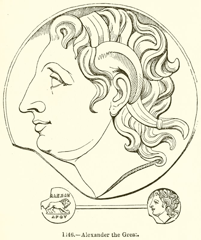 Alexander the Great by English School