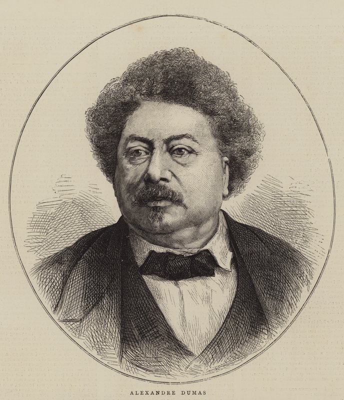 Alexandre Dumas by English School