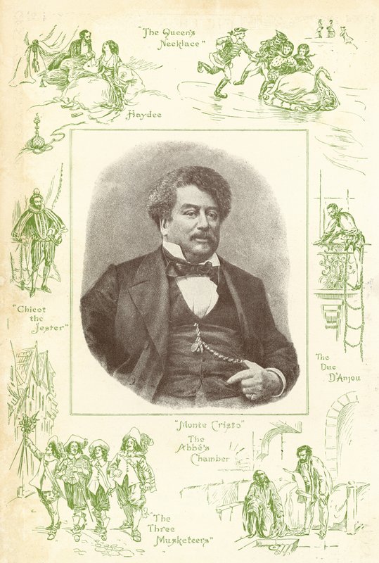 Alexandre Dumas, author of The Count of Monte Cristo by English School
