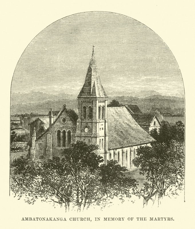 Ambatonakanga Church, in Memory of the Martyrs by English School
