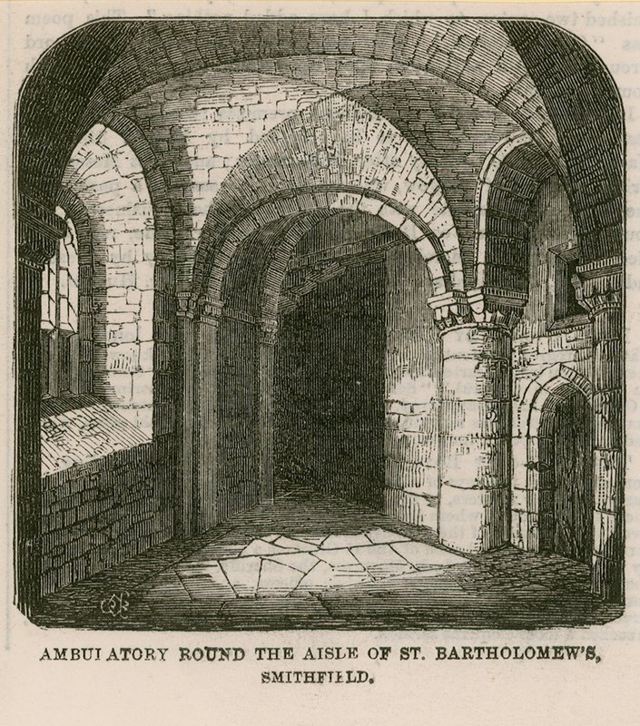 Ambulatory Round the Aisle of Saint Bartholomew by English School