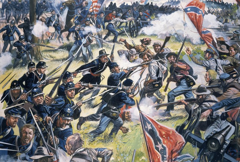 American Civil War by English School