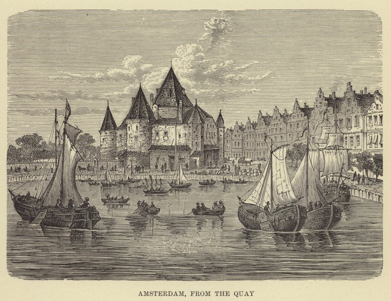 Amsterdam, from the Quay by English School
