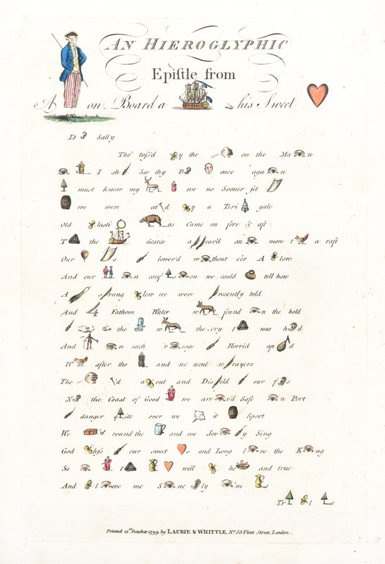 An Hieroglyphic Epistle by English School