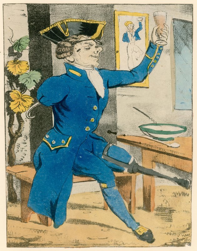 An Invalided Sailor, Greenwich, London by English School