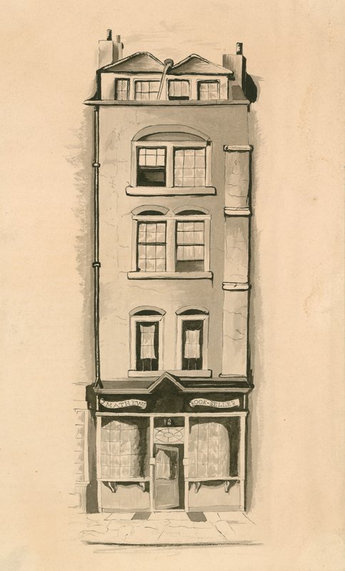 18 Strand, Westminster, London, birthplace of Charles Matthews, comedian by English School