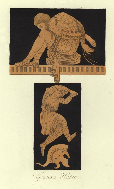 Ancient Greek Costumes by English School