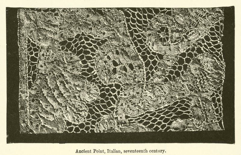Ancient Point, Italian, Seventeenth Century by English School