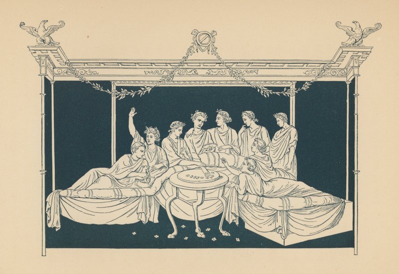 Ancient Rome: Gamblers by English School