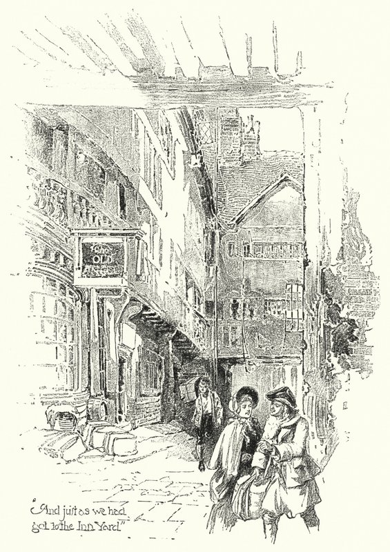 And just as we had got to the Inn Yard by English School