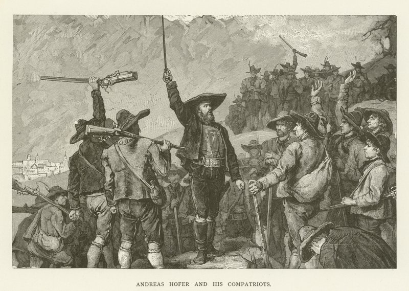 Andreas Hofer and his Compatriots by English School