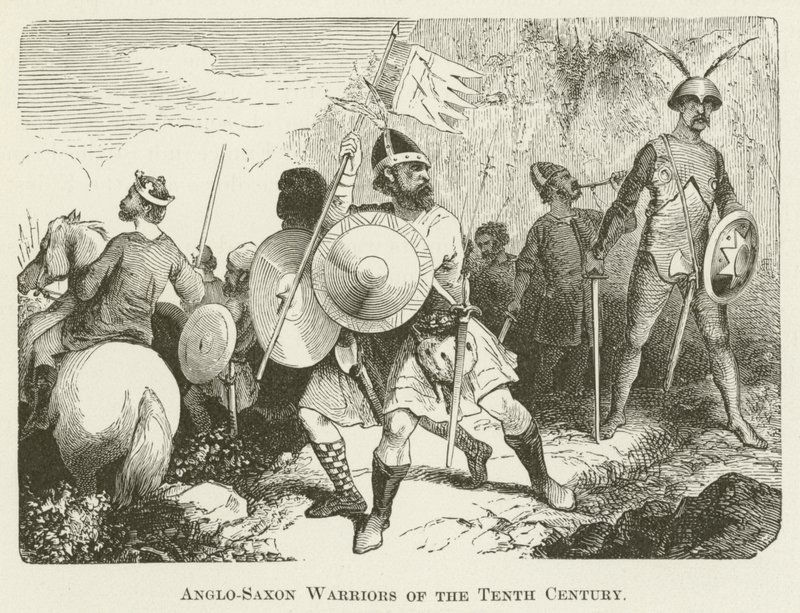 Anglo-Saxon Warriors of the Tenth Century by English School