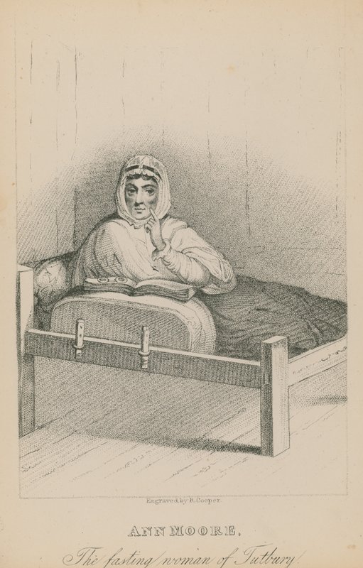 Ann Moore, the Fasting Woman of Tutbury by English School