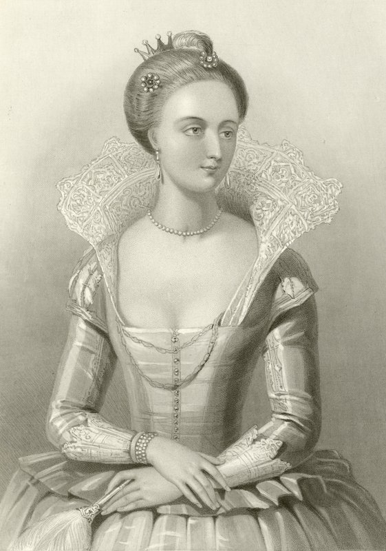 Anne of Denmark, Queen of King James I by English School