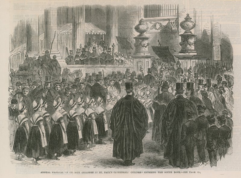 Annual festival of Charity Children in St Paul