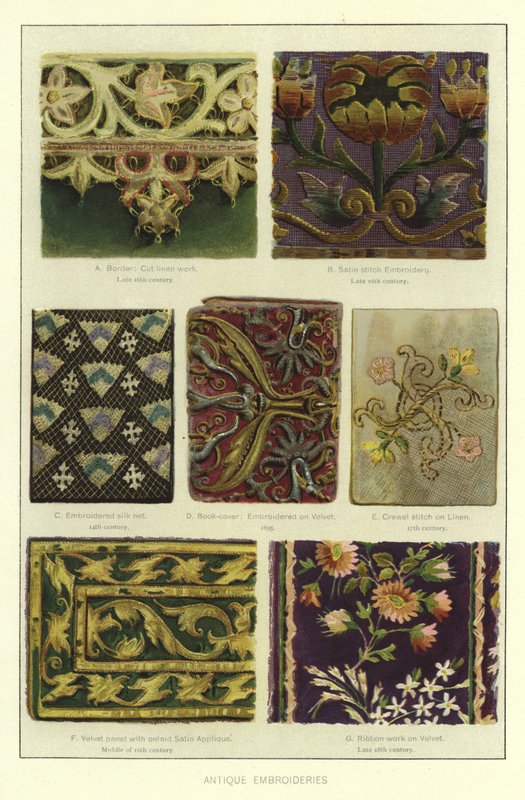 Antique Embroideries by English School