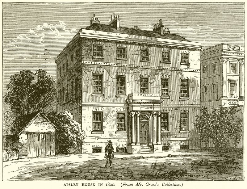 Apsley House in 1800 by English School