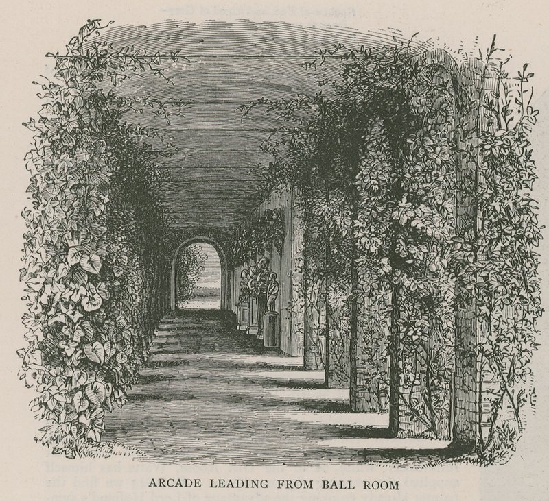 Arcade Leading to Ball Room, Holland House by English School