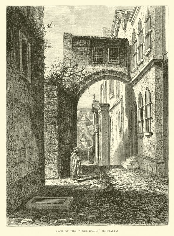 Arch of the Ecce Homo, Jerusalem by English School