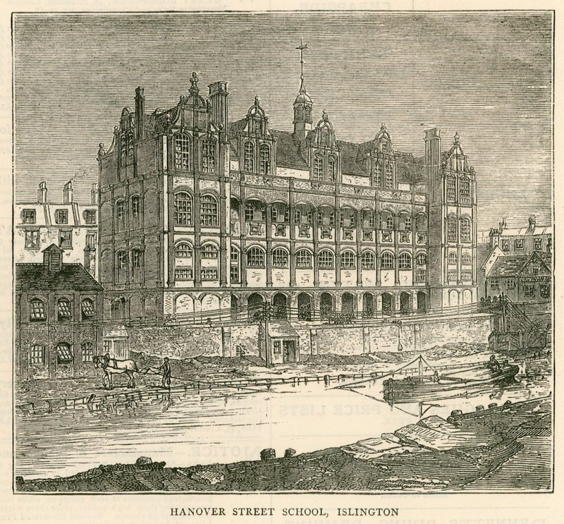 Architecture of the London School Board: Hanover Street School, Islington, London by English School