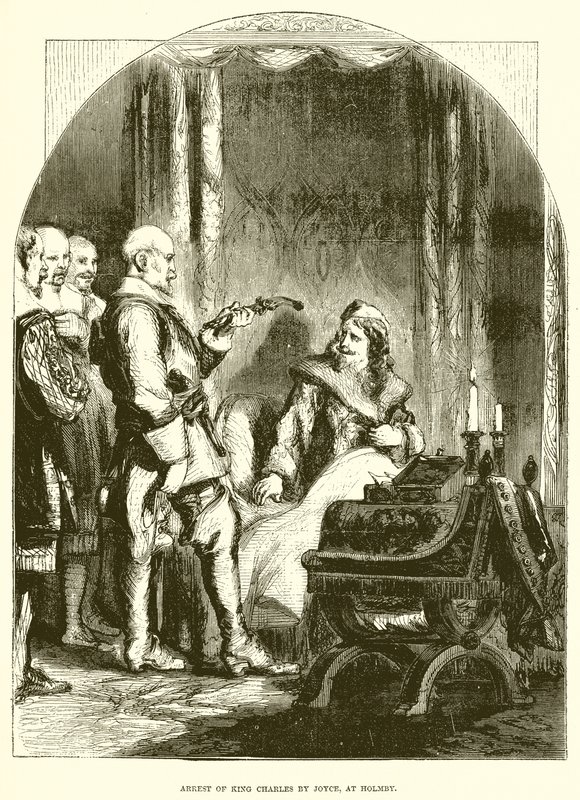 Arrest of King Charles by Joyce, at Holmby by English School