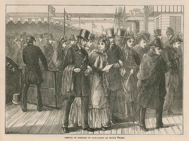 Arrival of Members of Parliament at St Paul