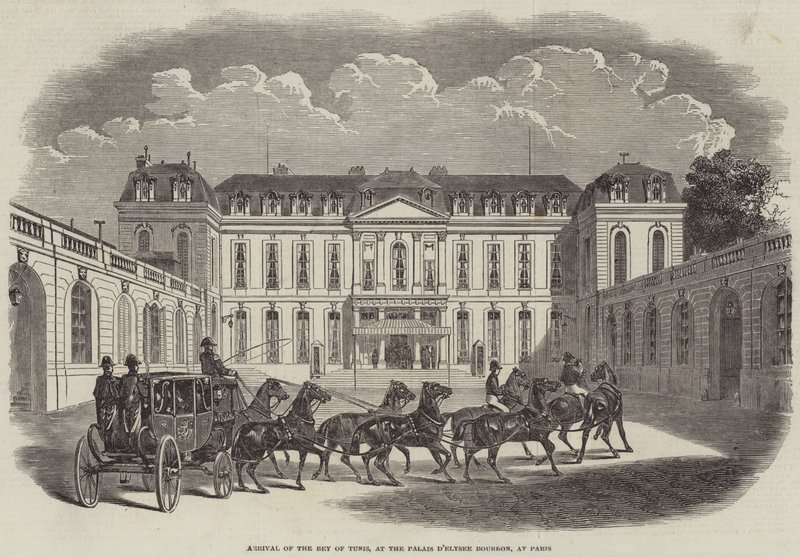 Arrival of the Bey of Tunis, at the Palais d