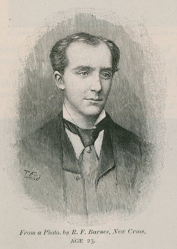 Arthur W Pinero, aged 23 by English School