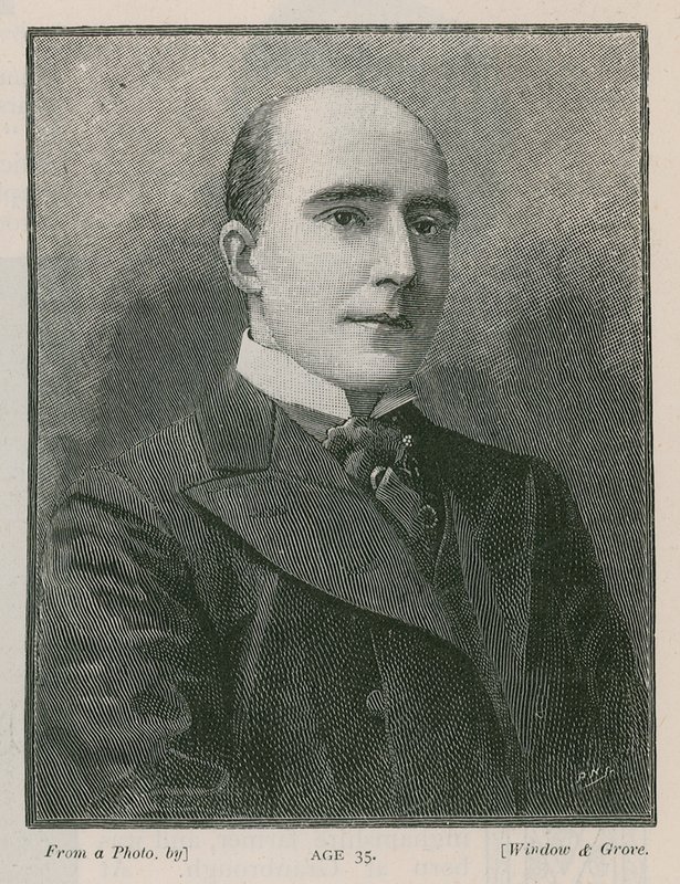 Arthur W Pinero, aged 35 by English School