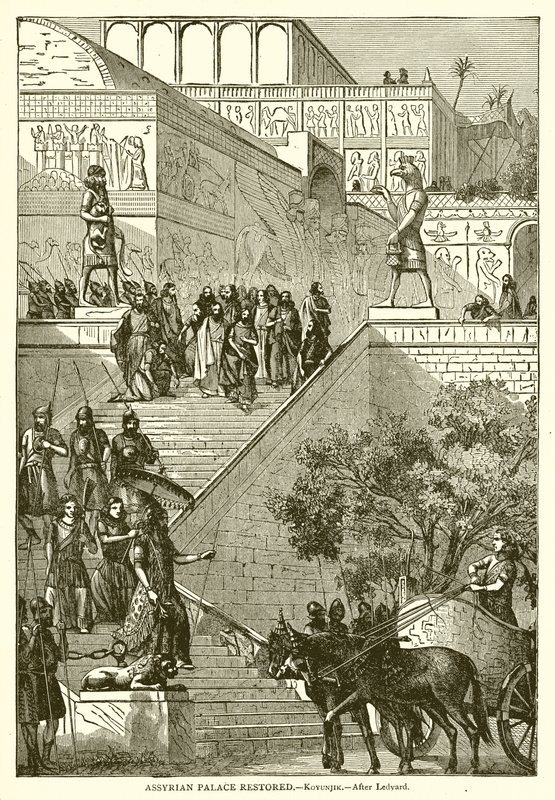 Assyrian Palace restored by English School