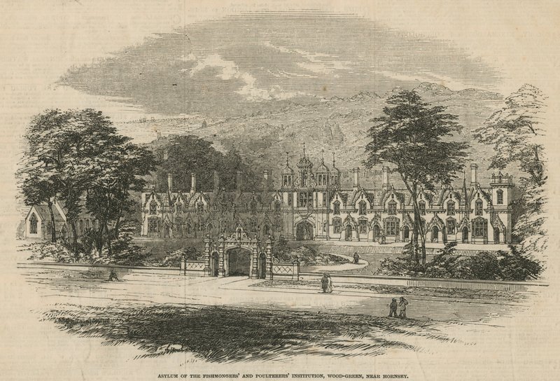 Asylum of the Fishmongers and Poulterers Institution, Wood Green by English School