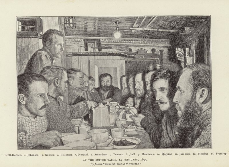 At the supper table by English School