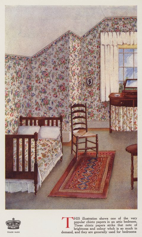 Attic Bedroom by English School