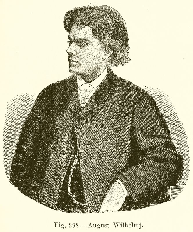 August Wilhelmj by English School