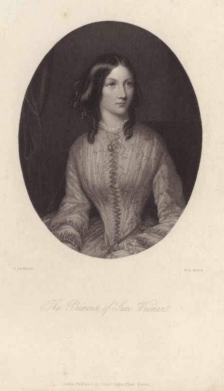 Augusta of Saxe-Weimar-Eisenach by English School