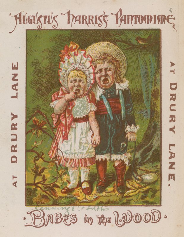 Augustus Harriss Pantomime, Babes in the Wood, at Drury Lane, London by English School