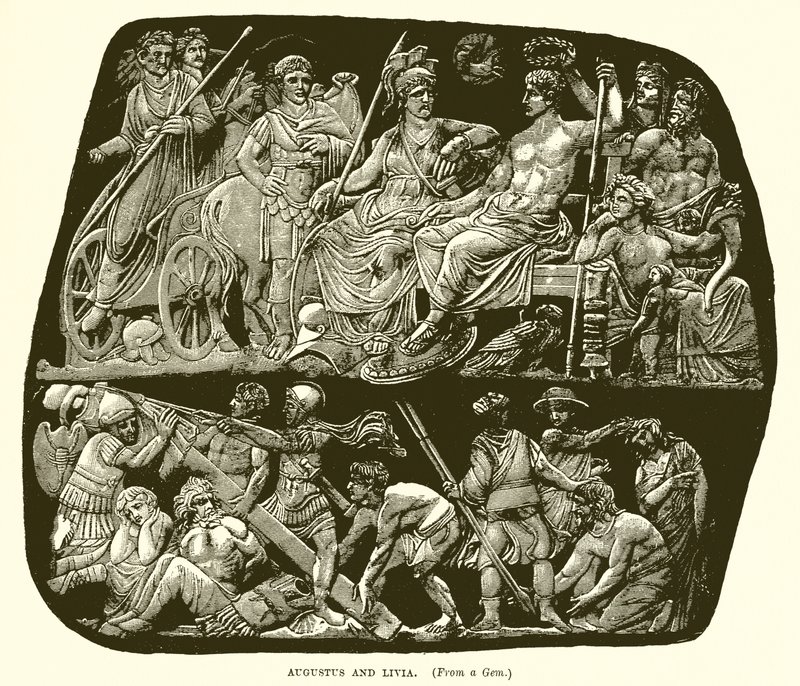 Augustus and Livia by English School