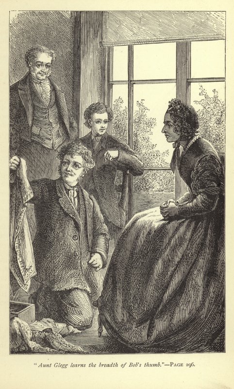 Aunt Glegg learns the breadth of Bobs thumb by English School