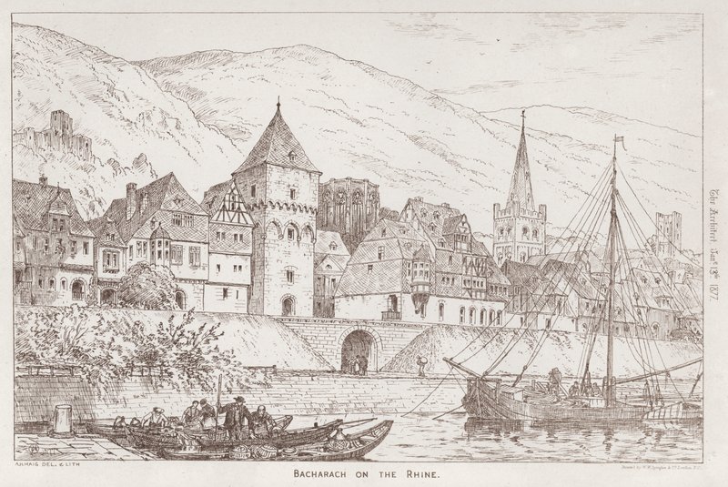 Bacharach on the Rhine by English School