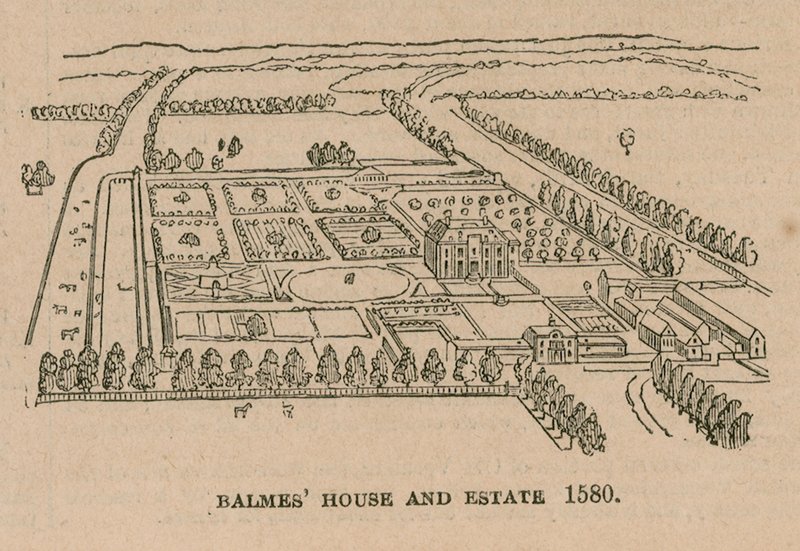 Balmes House and Estate, 1580 by English School