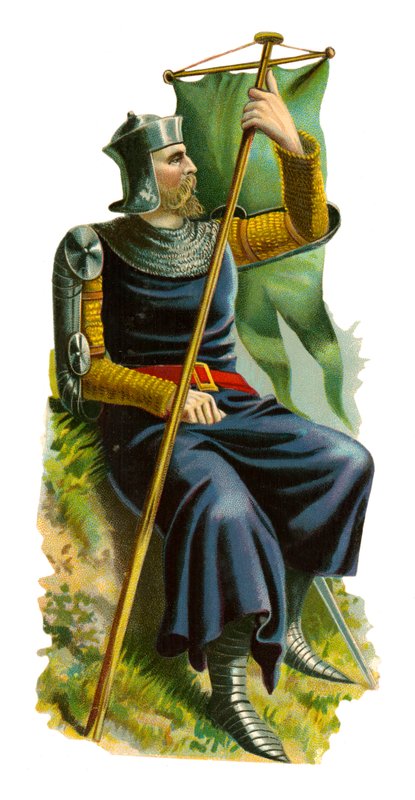 Banner bearer of King Edward I, 1274-1307 by English School