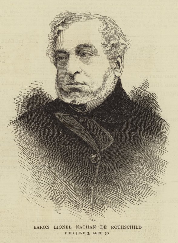 Baron Lionel Nathan de Rothschild by English School