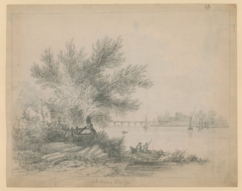 Battersea Bridge by English School