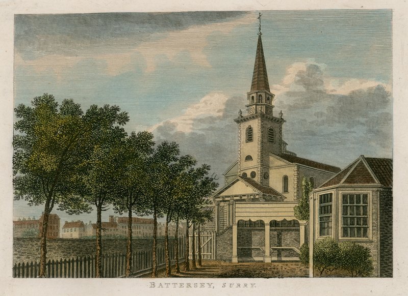 Battersea Church, Surrey by English School