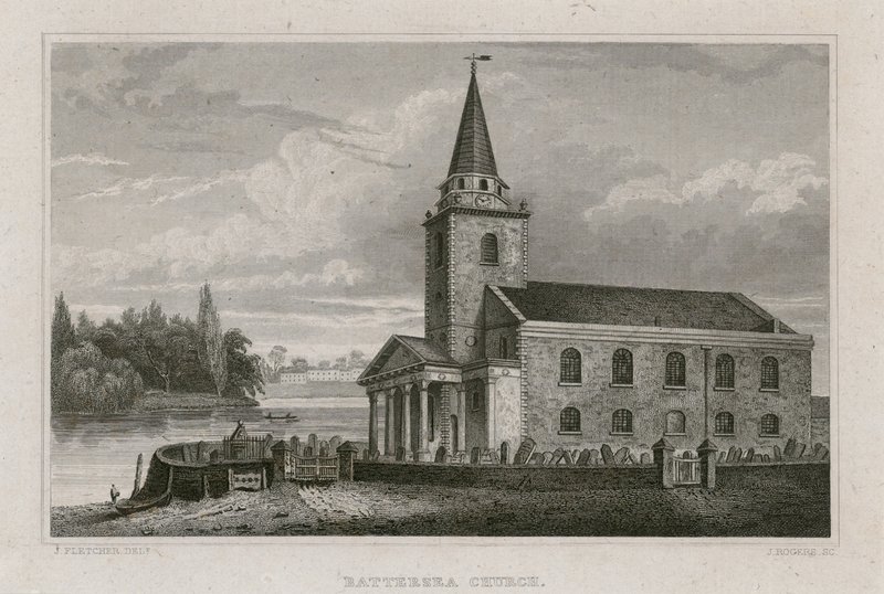 Battersea Church, Surrey by English School