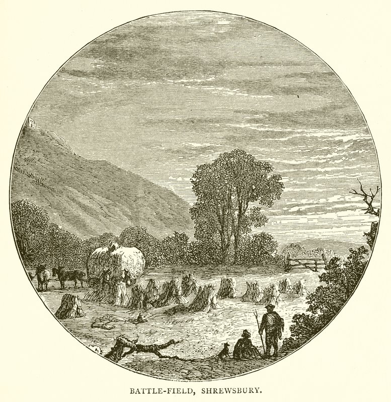 Battle-Field, Shrewsbury by English School
