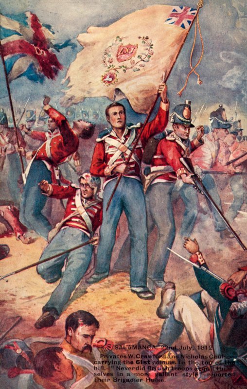 Battle of Salamanca, 22nd July 1812 by English School