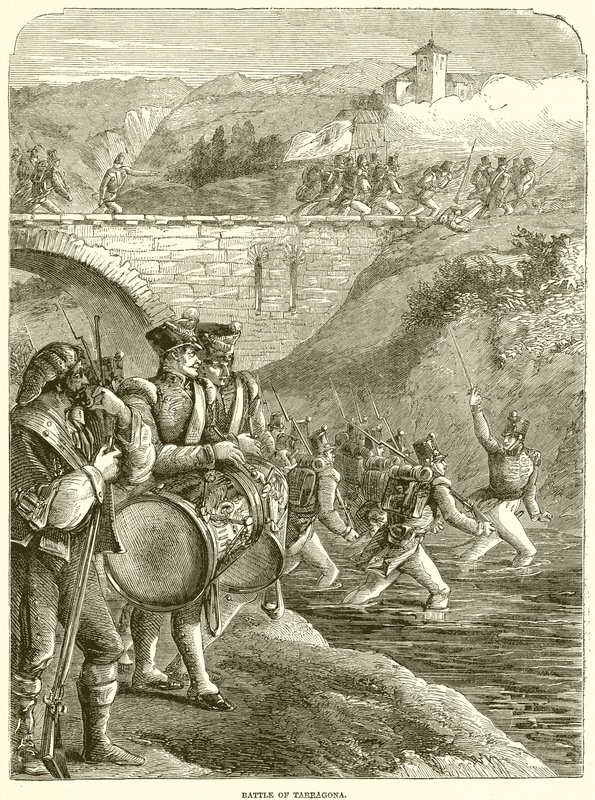 Battle of Tarragona by English School